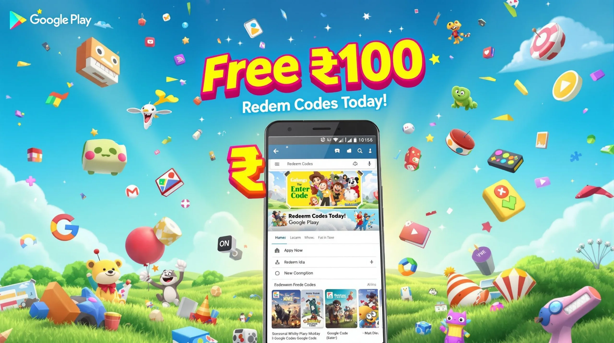 NEW Google Play Store Redeem Codes for Free in 2024