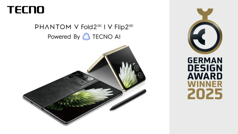 TECNO Stuns at German Design Awards 2025 with Foldable Phones!