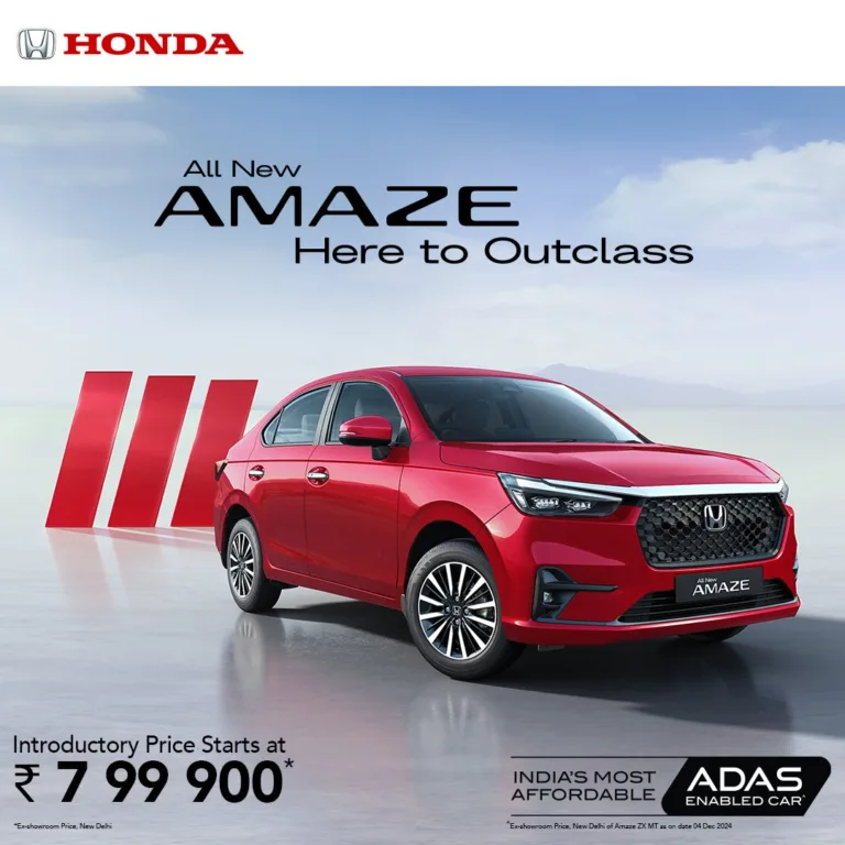 New Honda Amaze Facelift 2024: Price, Specifications, Features, and More