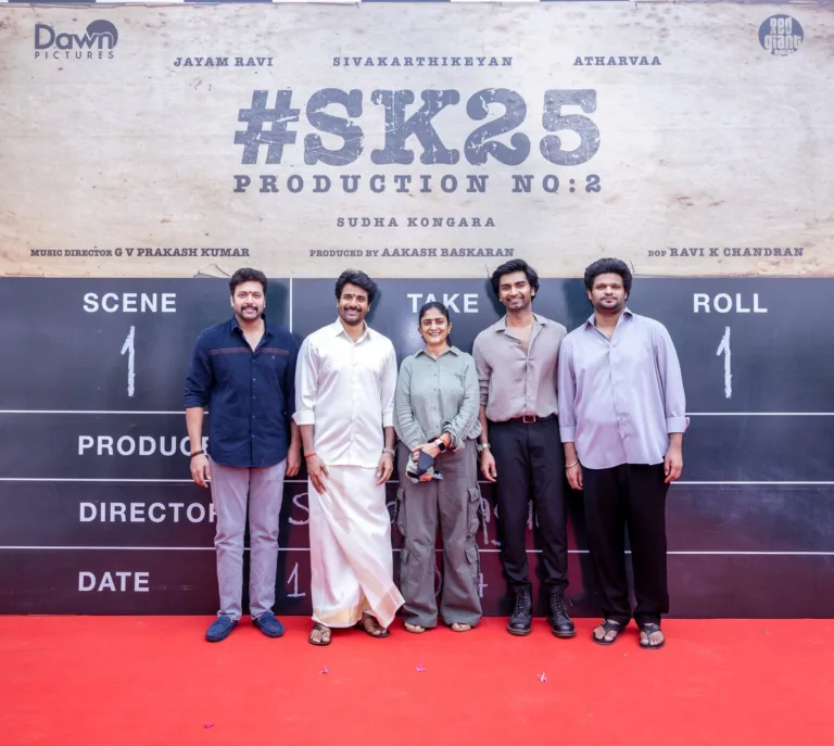 Sivakarthikeyan’s SK25 Officially Launched: Sudha Kongara Directs, Cast and Crew Revealed