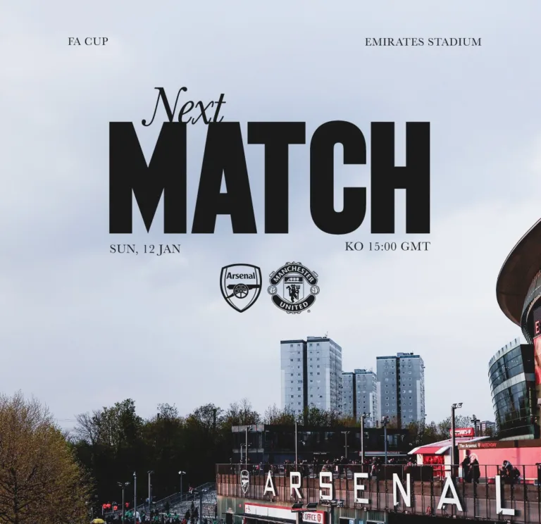 FA Cup 3rd Round: Arsenal vs Manchester United - Preview, Prediction and Where To Watch The Match Live