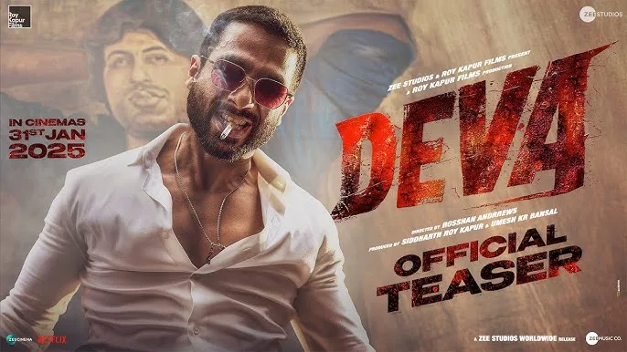 Deva Teaser Out: Shahid Kapoor Delivers Intensity in Action-Packed Preview