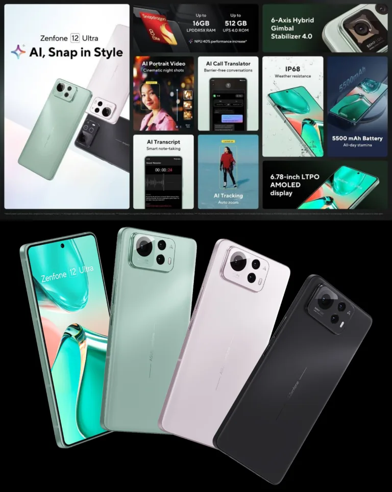Asus Zenfone 12 Ultra: A Powerhouse Flagship Now Available in Europe, Taiwan & Hong Kong!
