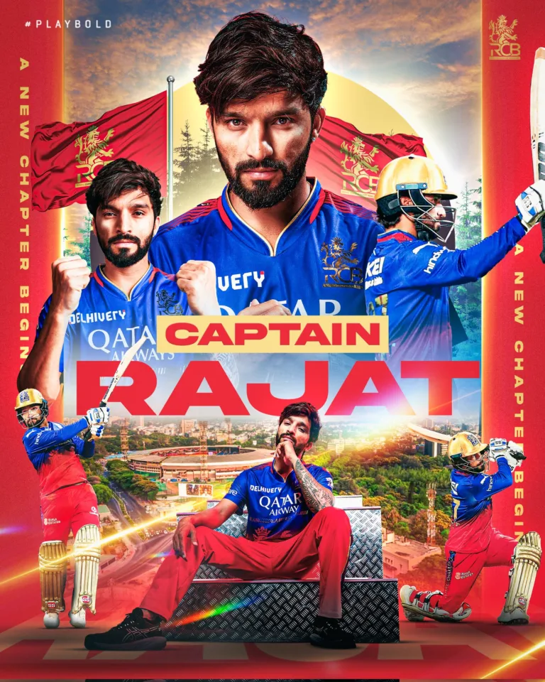 RCB’s Bold Move: Rajat Patidar Named Captain for IPL 2025