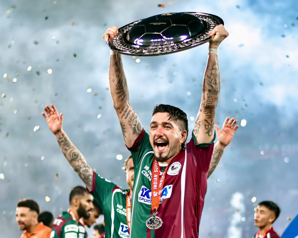 ISL 2024-25: Mohun Bagan wins second successive ISL Shield after Dimitrios Petratos' injury-time goal