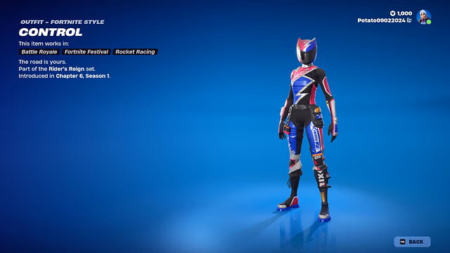 Fortnite Control Skin