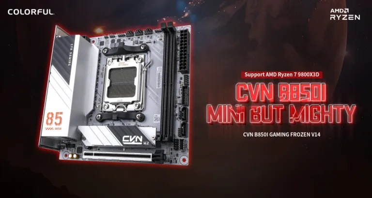 CVN B850I GAMING FROZEN: The Ultimate Mini-ITX Motherboard for Ryzen 9000 Series