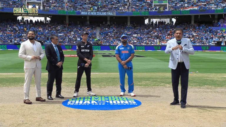 ICC Champions Trophy 2025 final: India vs New Zealand Toss Update IND vs NZ - Rohit Sharma creates unwanted record in Champions Trophy 2025 Final: Loses 12th consecutive toss as India’s ODI captain!