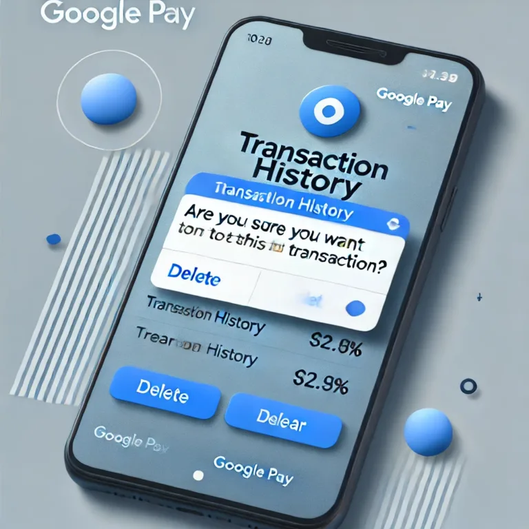 How to Delete GPay Transaction History: The Secret Method That Works