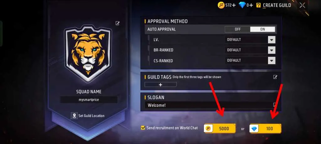Free Fire Guild Names 2025