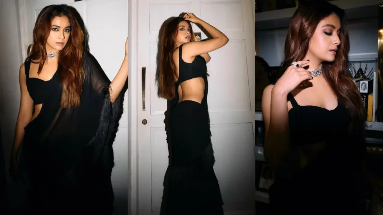 Keerthy Suresh Black Swan Moment: The Sultry Saree That’s Redefining Desi Glamour