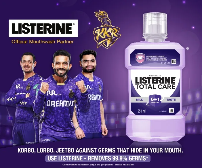 Swish, Cheer, Win: How Listerine is Changing the Game with Kolkata Knight Riders
