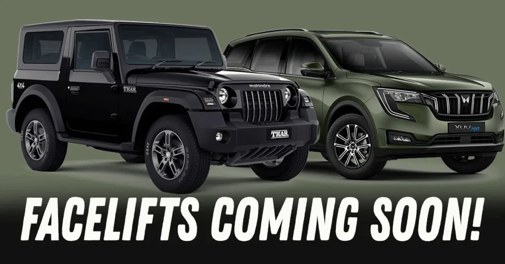 Mahindra’s 2026 SUV Makeover: Thar and XUV700 To Be Redesign