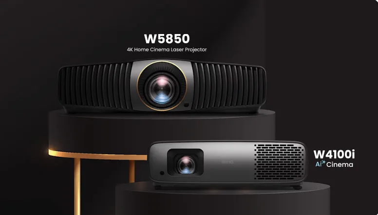 BenQ W5850 & W4100i: Redefining Home Cinema in India with Laser Precision & AI Smarts