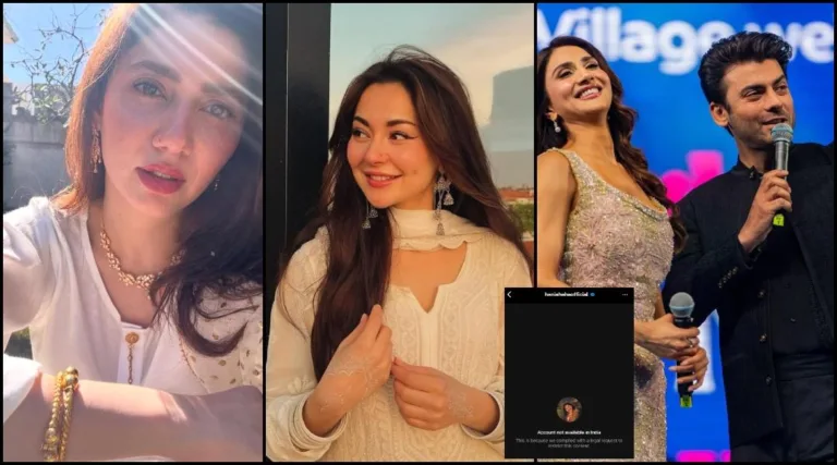 Instagram’s Digital Blocked: From Hania Aamir to Atif Aslam Pakistani Celebrities Blocked in Instagram