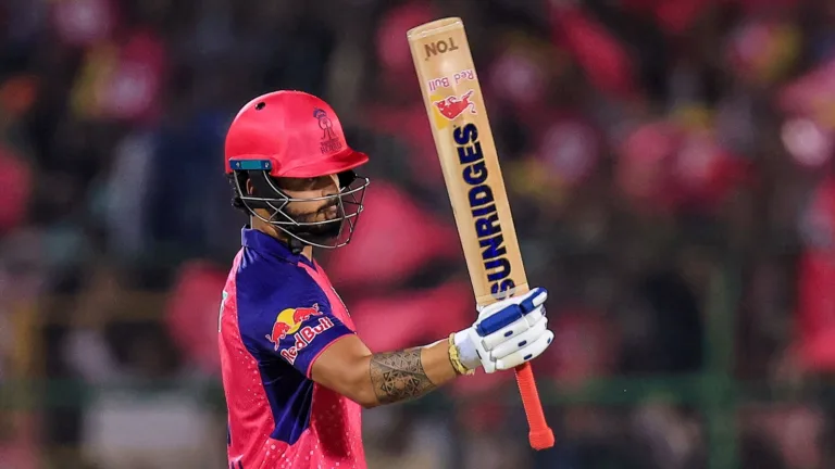 Riyan Parag Smashes 6 Sixes in a Row, Just Misses Out on First IPL Century