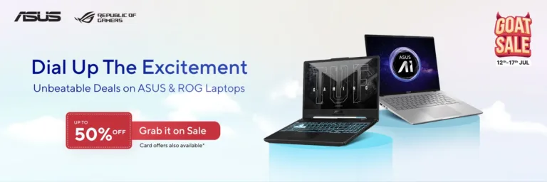ASUS Laptops Hit Rock Bottom Prices: Flipkart GOAT Sale 2025 Offers Up to 39% Off