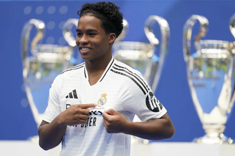 Real madrid unveil endrick