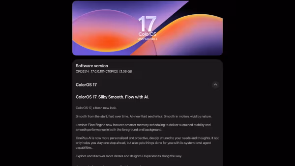 OnePlus Pad 4 Gets ColorOS 17: Smoother Performance, Smarter AI and What's New