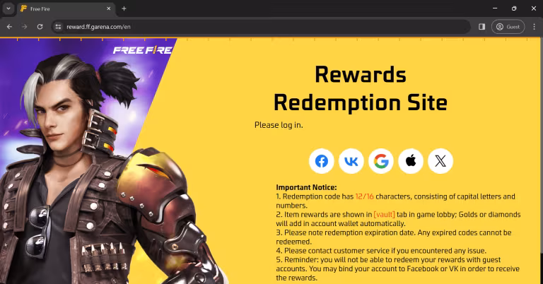 Free Fire MAX Codes Not Working? Fix It!