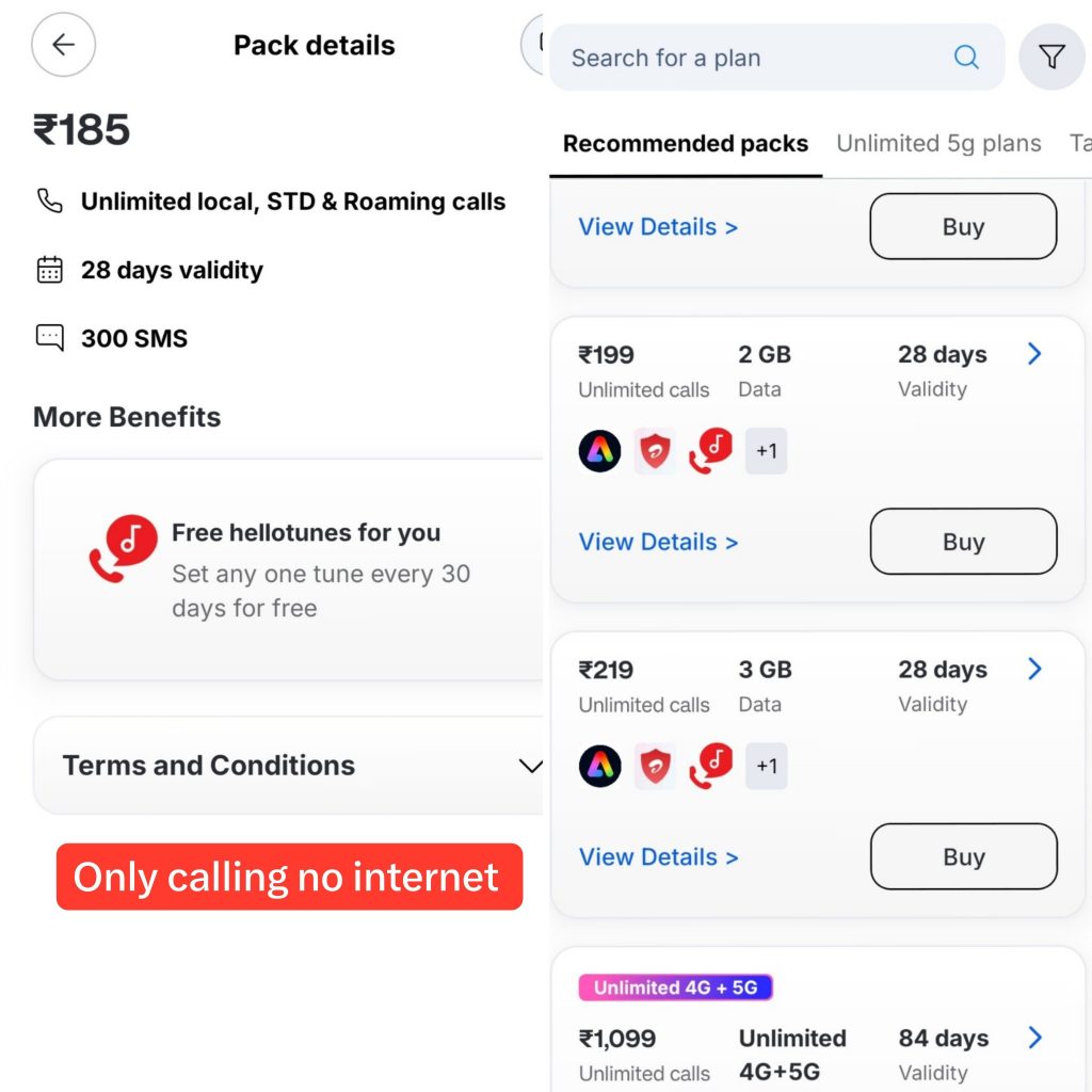 Airtel ₹185 Voice-Only Plan Launched: Cheap Calling or Disappointing Deal?