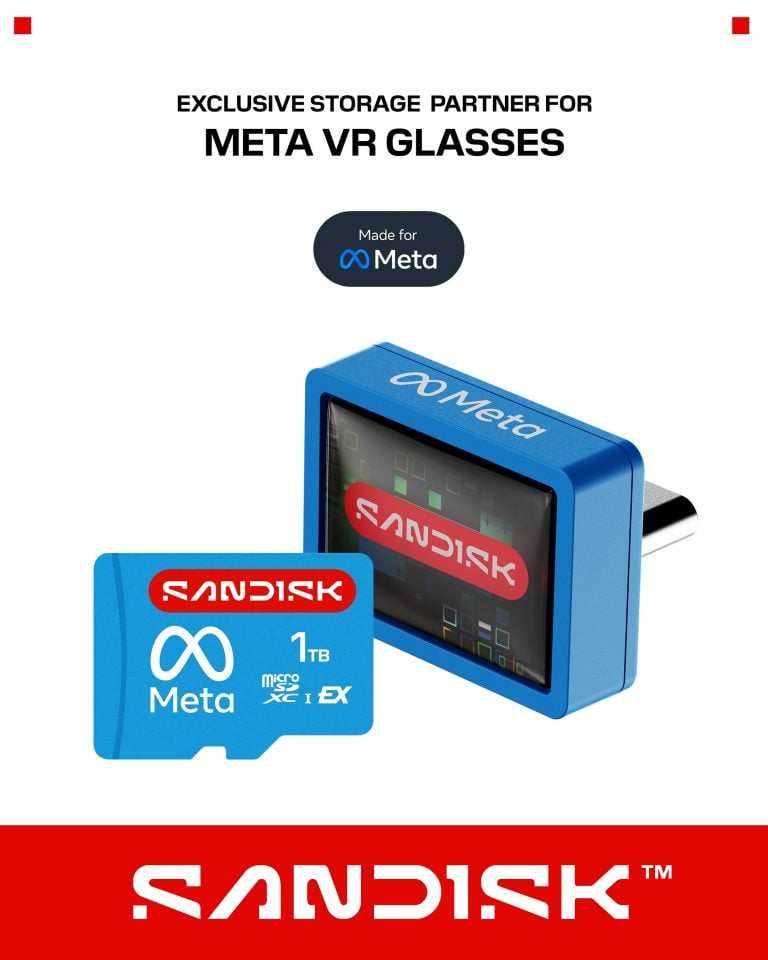 Sandisk Partners With Meta for VR